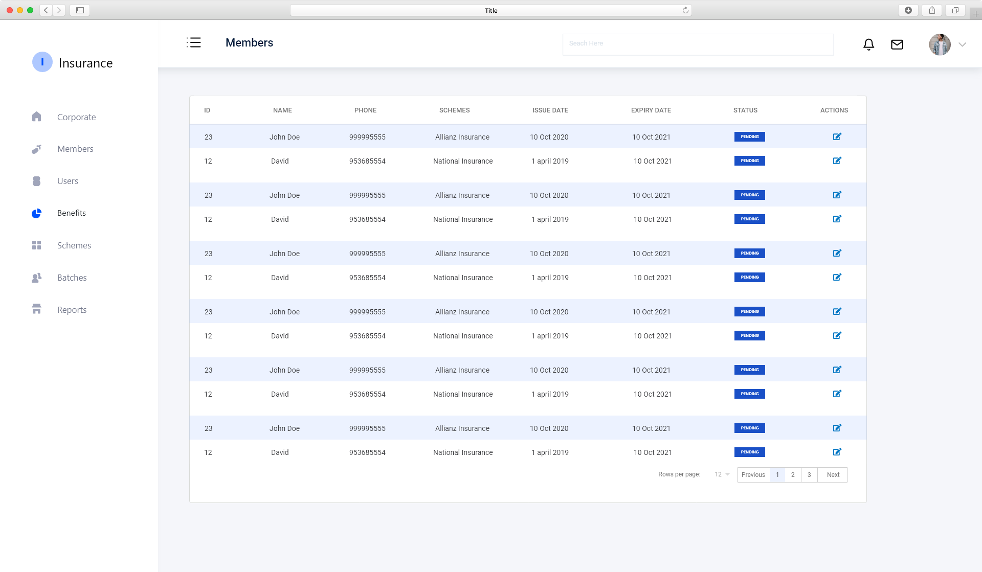 Mediclaim Processing Platform